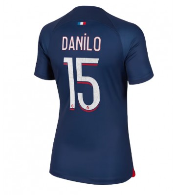 Maillot de foot Paris Saint-Germain Danilo Pereira #15 Domicile Femmes 2023-24 Manches Courte